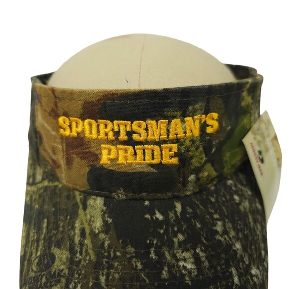 Mossy Oak Sportsmans Pride Camo Strapback Sun Visor Cap Trucker Golf  Tennis Hat - Picture 7 of 13